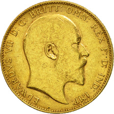 Moneta, Australia, Edward VII, Sovereign, 1903, Perth, BB, Oro, KM:15