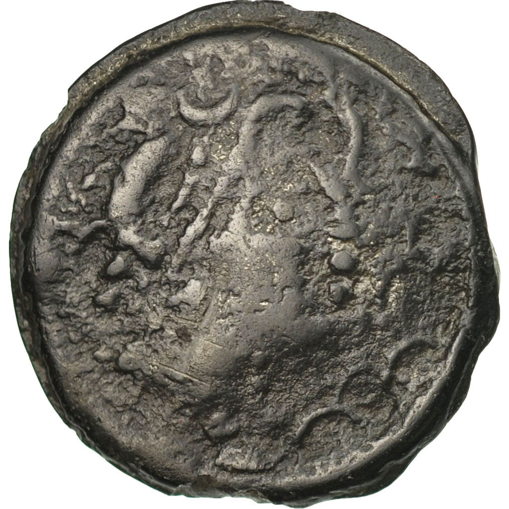 Parisii, Potin au cheval, MB, Potin, Delestrée:682