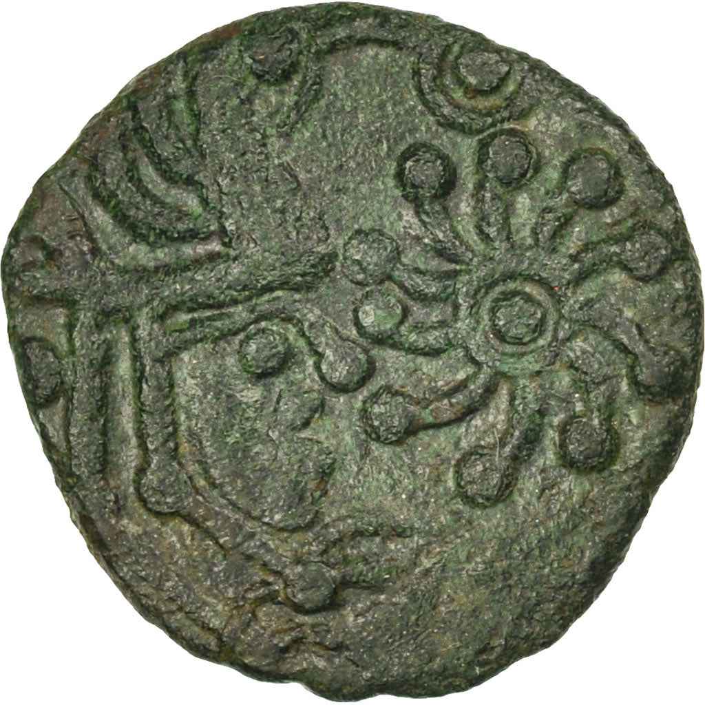 Münze, Bellovaci, Bronze, SS, Bronze, Delestrée:509