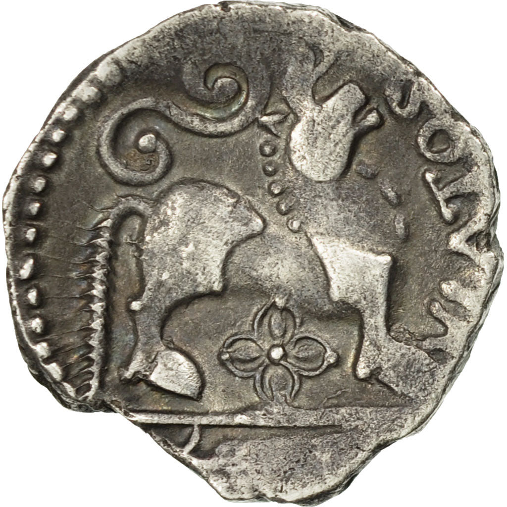 Remi, Denarius ATEVLA / VLATOS, MBC, Plata, Delestrée:641