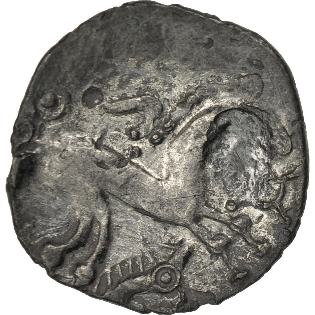 Coin, Aulerci Eburovices, Denarius, EF(40-45), Silver, Delestrée:S2428A