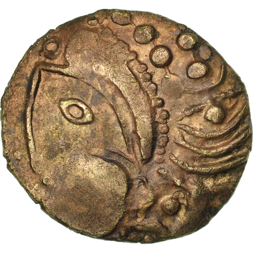 Coin, Aulerci Eburovices, Hemistater, AU(50-53), Electrum, Delestrée:manque.