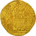 Moneta, Francia, Charles V, Franc à pied, BB+, Oro, Duplessy:360