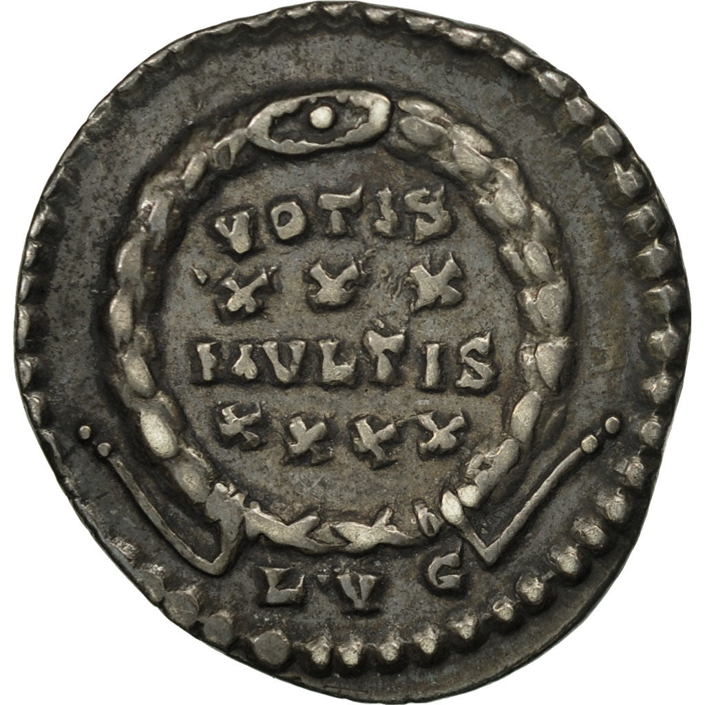 Münze, Constantius II, Siliqua, Lyons, SS+, Silber, RIC:216