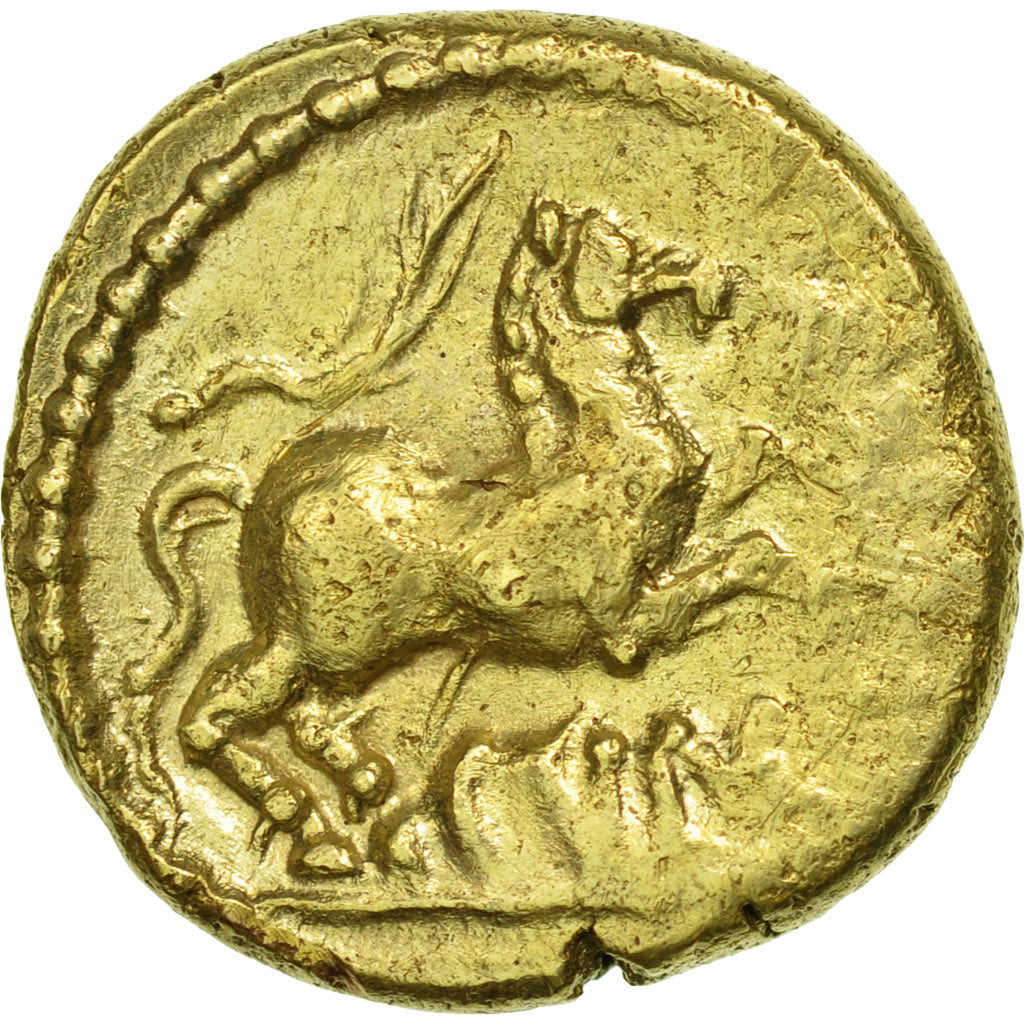 Trinovantes, Cunobelin, Stater, Colchester, EF(40-45), Gold, ABC:2795