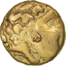 Coin, Carnutes, 1/4 Stater, EF(40-45), Gold, Delestrée:manque.