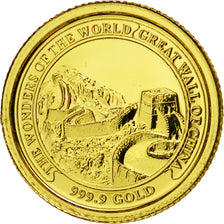 Cambodia, 3000 riels, Great wall of china, 2003, MS(65-70), Gold