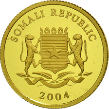 Somalia, 50 Shillings, 2004, Julius Caesar, MS(65-70), Gold