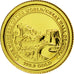 Moneda, Camboya, 3000 riels, 2003, FDC, Oro