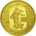 France, 5 Euro, 2007, Euro 5th Anniversary, MS(65-70), Gold, KM:1525
