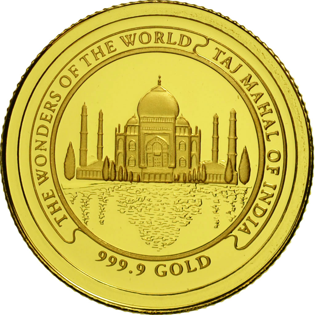 Cambodia, 3000 riels, 2005, Taj Mahal, MS(65-70), Gold, KM:126