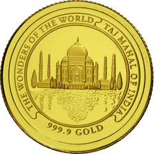 Cambodia, 3000 riels, 2005, Taj Mahal, MS(65-70), Gold, KM:126