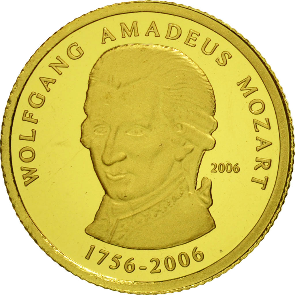Münze, Togo, 1500 Francs, 2006, STGL, Gold