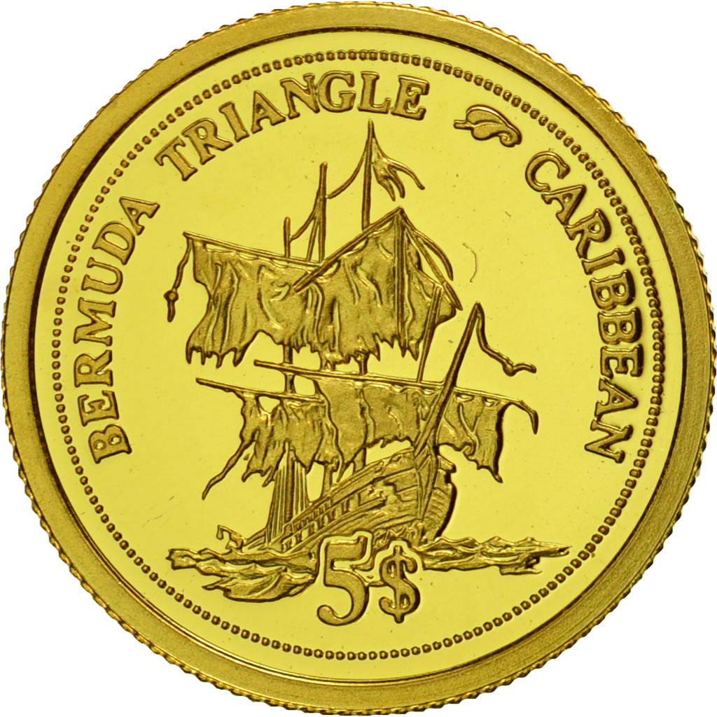 Coin, Fiji, Elizabeth II, 5 Dollars, 2006, MS(65-70), Gold, KM:272