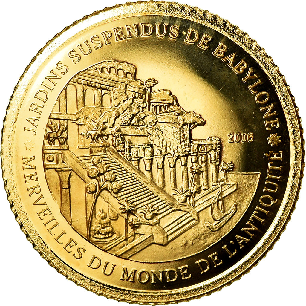 Moneta, Costa d’Avorio, 1500 Francs CFA, 2006, FDC, Oro