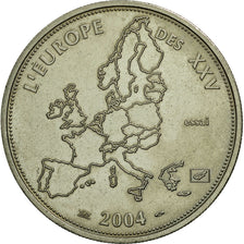 France, Medal, L'Europe des XXV, Politics, Society, War, 2004, MS(63), Nickel