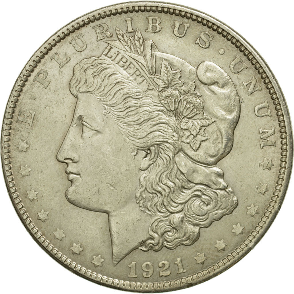 United States, Morgan Dollar, 1921, Philadelphia, EF(40-45), Silver, KM:110