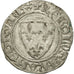 Munten, Frankrijk, Charles VI, Blanc Guénar, Romans, ZF, Billon, Duplessy:377A