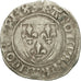 Coin, France, Charles VI, Blanc Guénar, Saint Quentin, VF(20-25), Billon