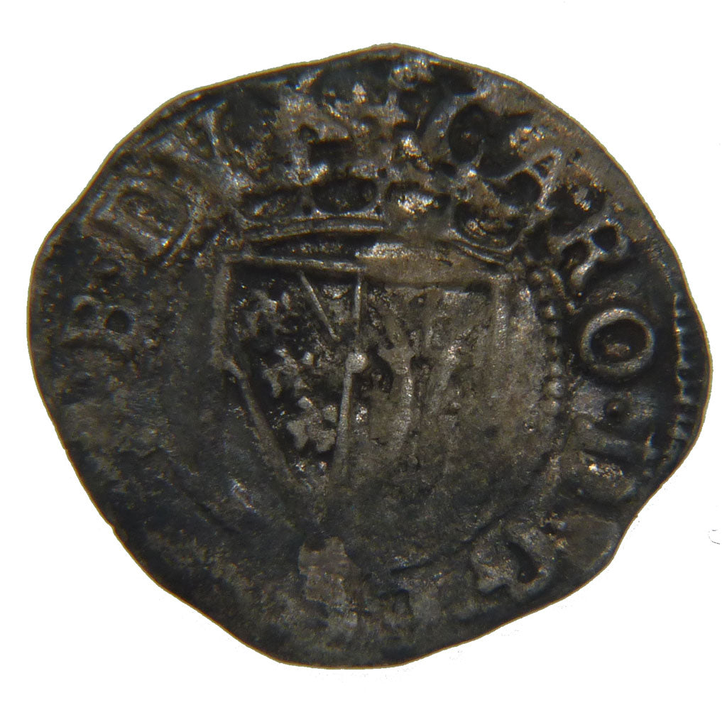 FRANCE, Double Denarius, VF(20-25), Silver, Boudeau #1538, 1.00