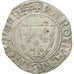 Coin, France, Charles VI, Blanc Guénar, Cremieu, VF(30-35), Billon