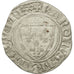 Coin, France, Charles VI, Blanc Guénar, Cremieu, VF(30-35), Billon