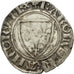 France, Charles VI, Blanc Guénar, Cremieu, VF(20-25), Billon, Duplessy:377A