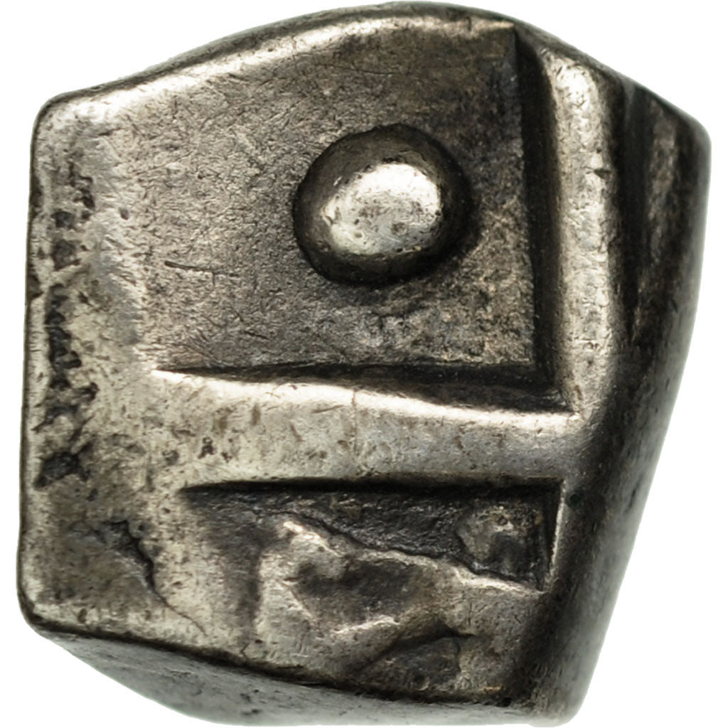 Petrocores / Nitiobroges, Drachm au style flamboyant, MBC, Plata