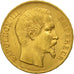 France, Napoleon III, 20 Francs, 1854, Paris, AU(50-53), Gold, KM:781.1