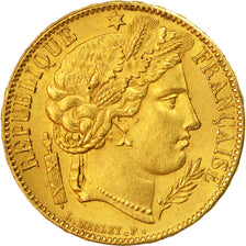 Francia, Cérès, 20 Francs, 1849, Paris, SPL-, Oro, KM:762, Gadoury:1059