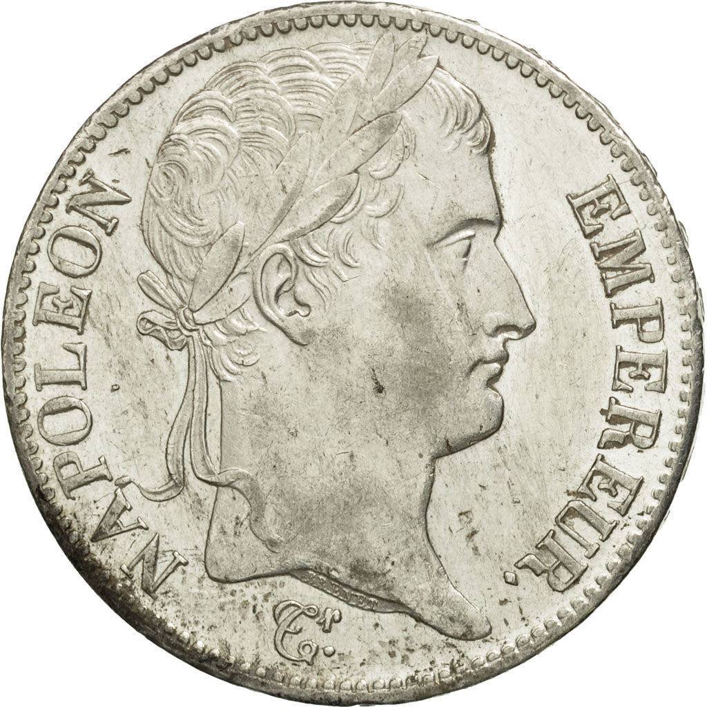 France, Napoléon I, 5 Francs, 1813, Paris, AU(55-58), Silver, KM:694.1