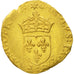 France, Charles IX, Ecu d'or au soleil, 15[--], Limoges, EF(40-45), Sombart:4904