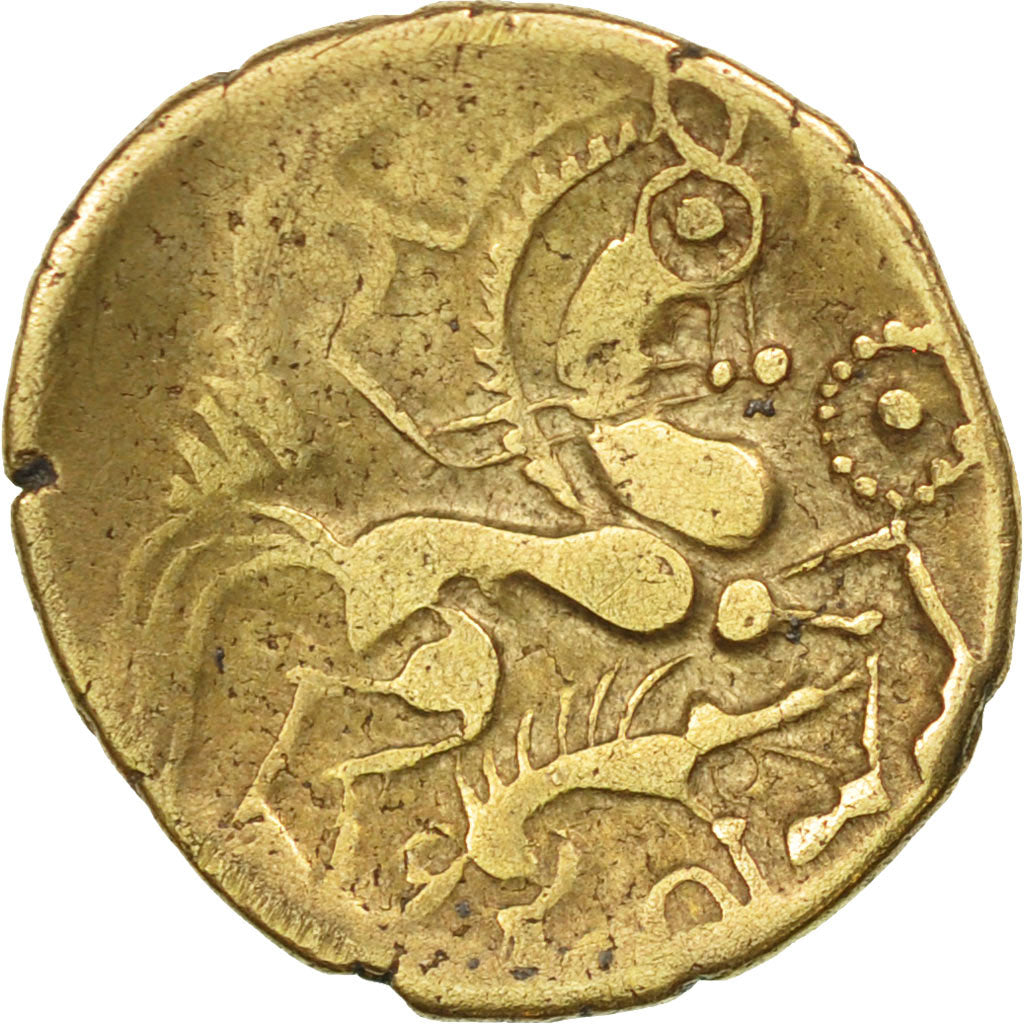 Moneta, Aulerci Eburovices, Hemistater, BB, Elettro, Delestrée:2401