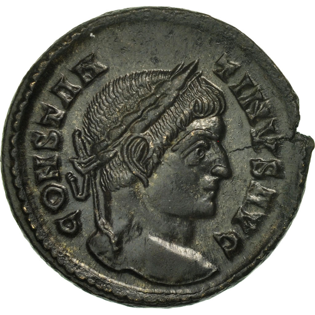 Moneda, Constantine I, Follis, Lyons, SC, Bronce, RIC:222