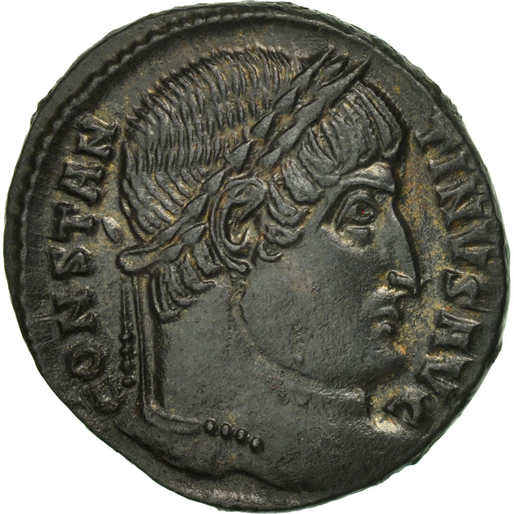 Constantine I, Follis, Arles, VZ+, Bronze, RIC:291S