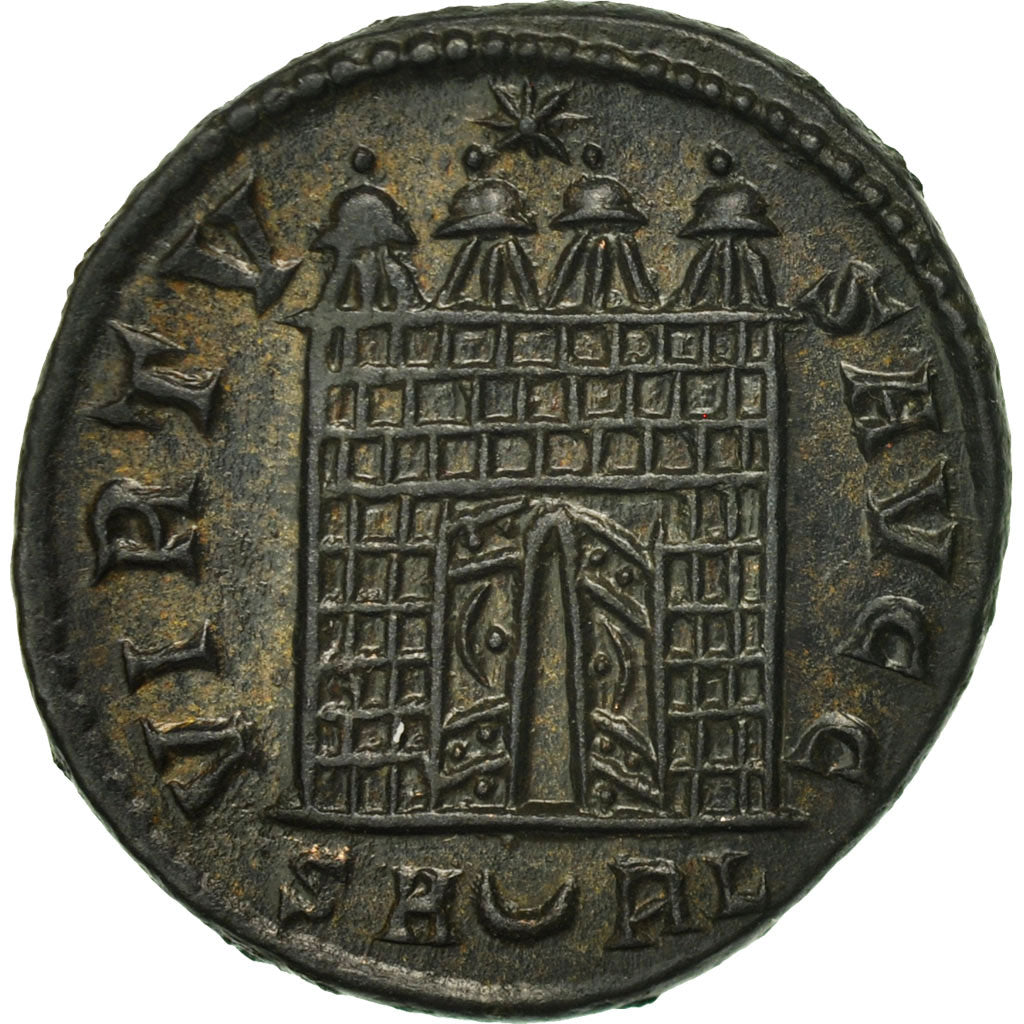 Constantine I, Follis, Arles, VZ+, Bronze, RIC:291S