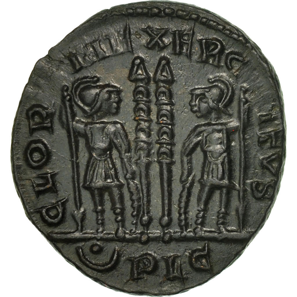Coin, Constantine II, Follis, Lyons, MS(60-62), Bronze, RIC:254