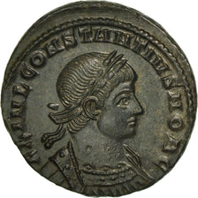 Coin, Constantius II, Follis, Siscia, MS(63), Bronze, RIC:237