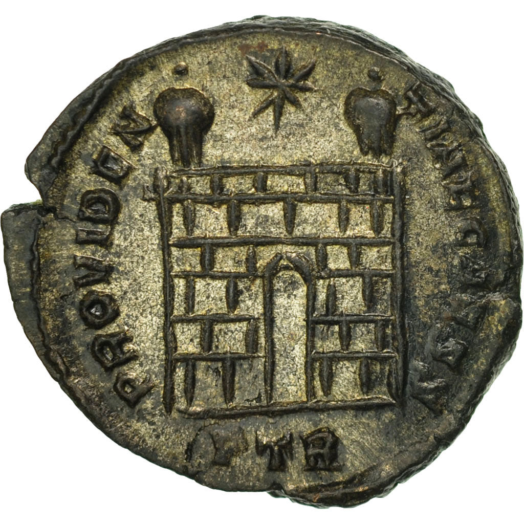 Coin, Constantine II, Follis, Trier, MS(64), Bronze, RIC:455