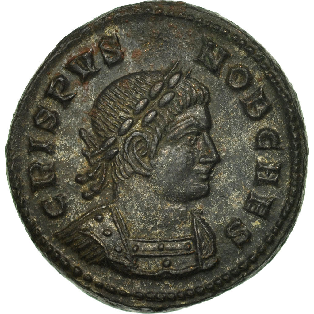 Moneta, Crispus, Follis, Lyons, SPL+, Bronzo, RIC:133