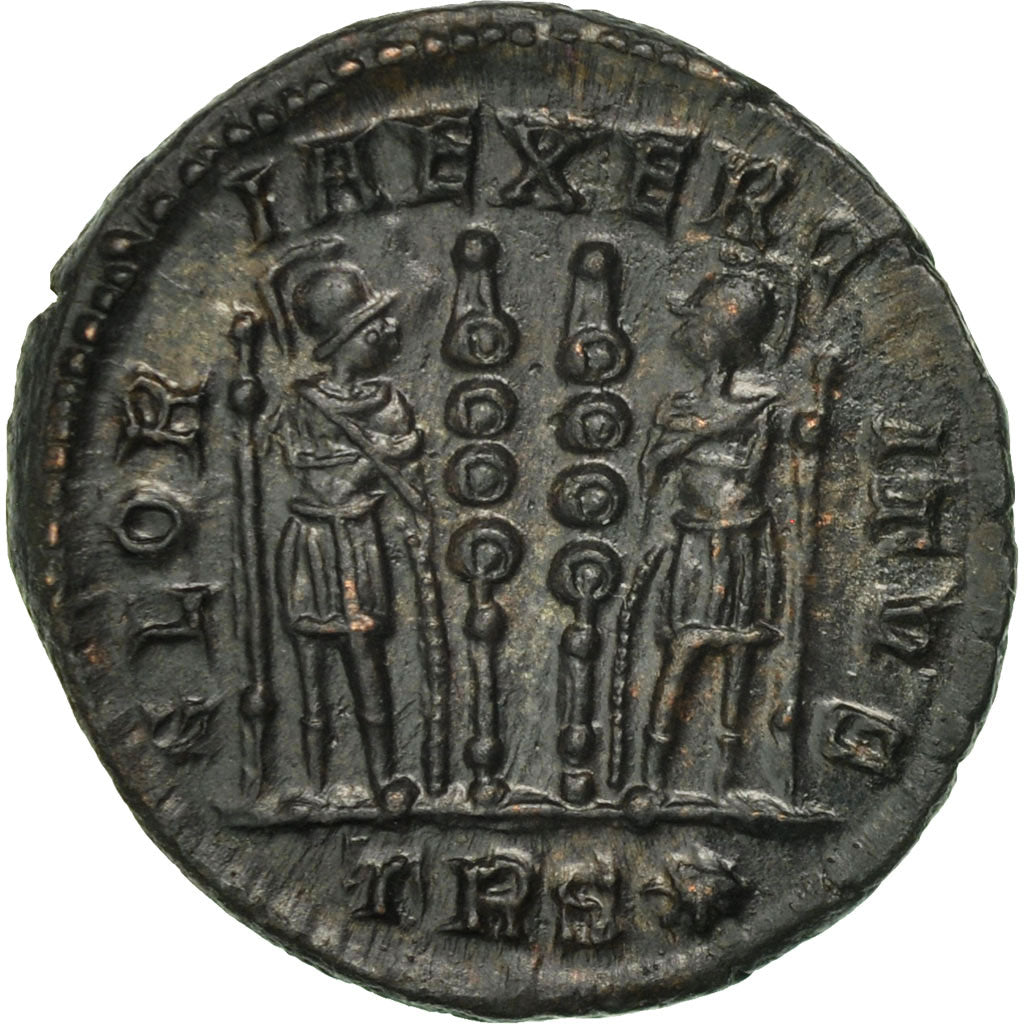 Moneda, Constantius II, Follis, Trier, EBC+, Bronce, RIC:546