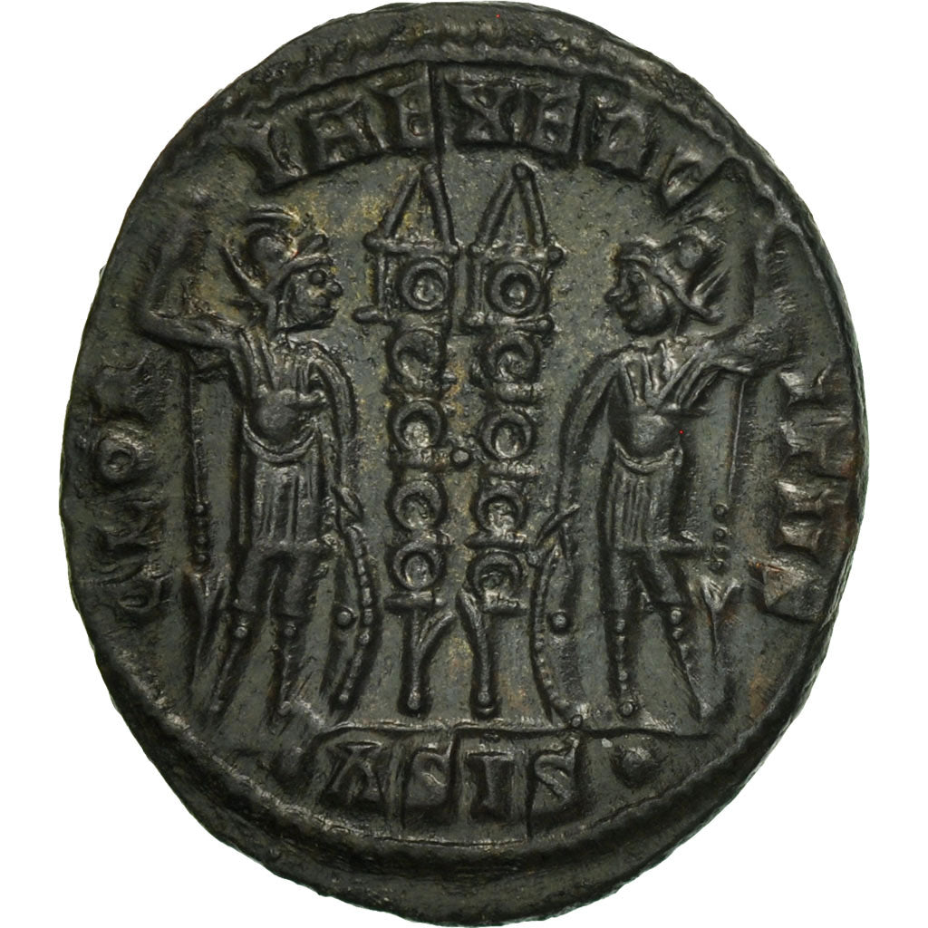 Moneda, Constantius II, Follis, Siscia, EBC, Bronce, RIC:237