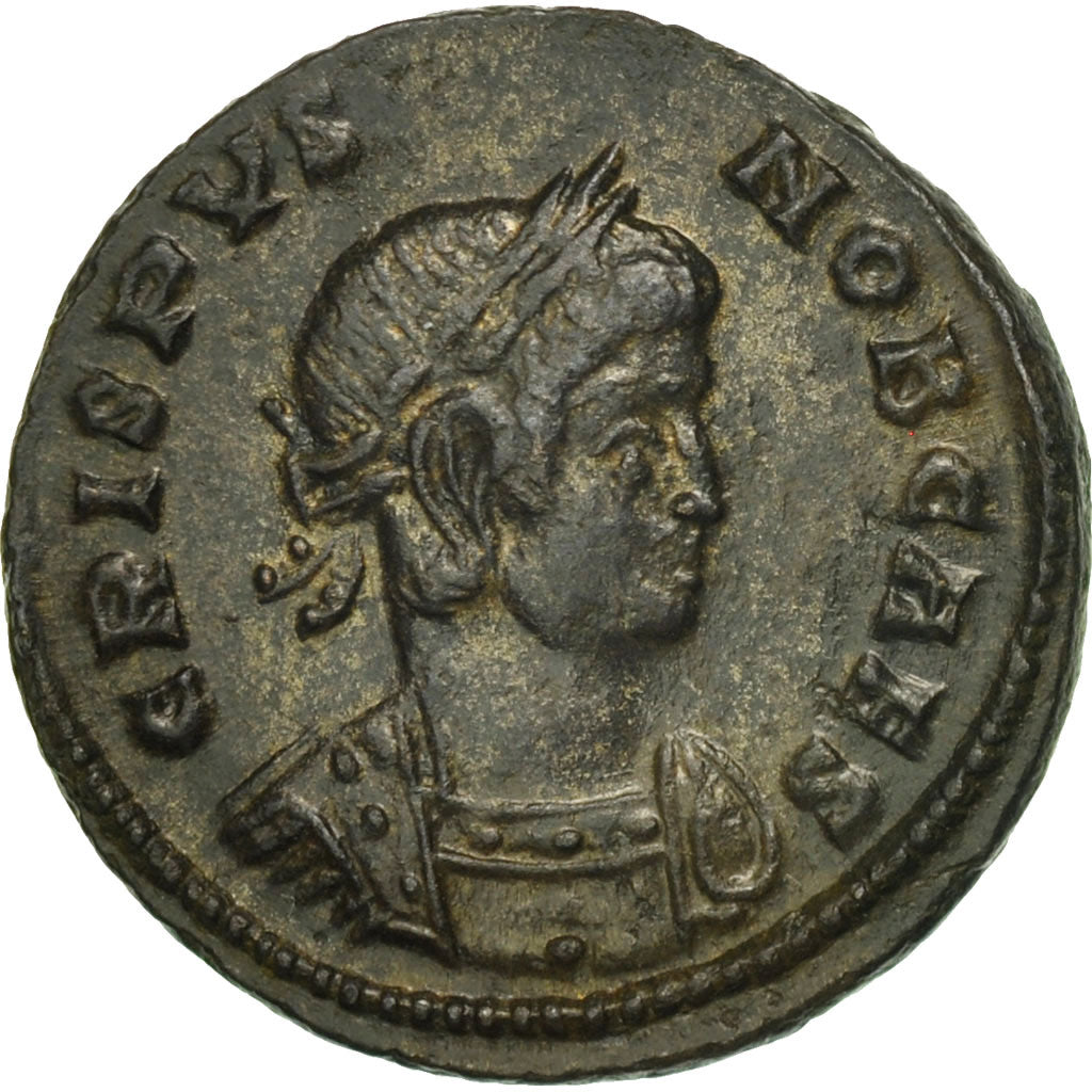 Moneda, Crispus, Follis, Lyons, EBC+, Bronce, RIC:133