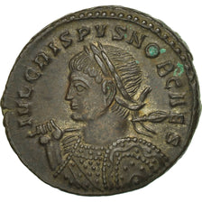 Coin, Crispus, Follis, Trier, MS(63), Bronze, RIC:347