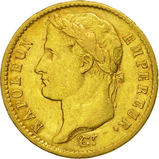 Francia, Napoléon I, 20 Francs, 1812, Paris, MBC, Oro, KM:695.1, Gadoury:1025
