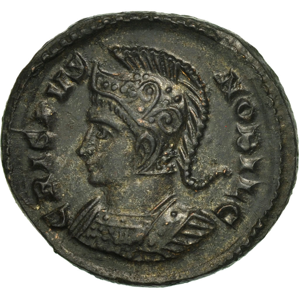 Moneda, Crispus, Follis, London, EBC+, Bronce, RIC:275