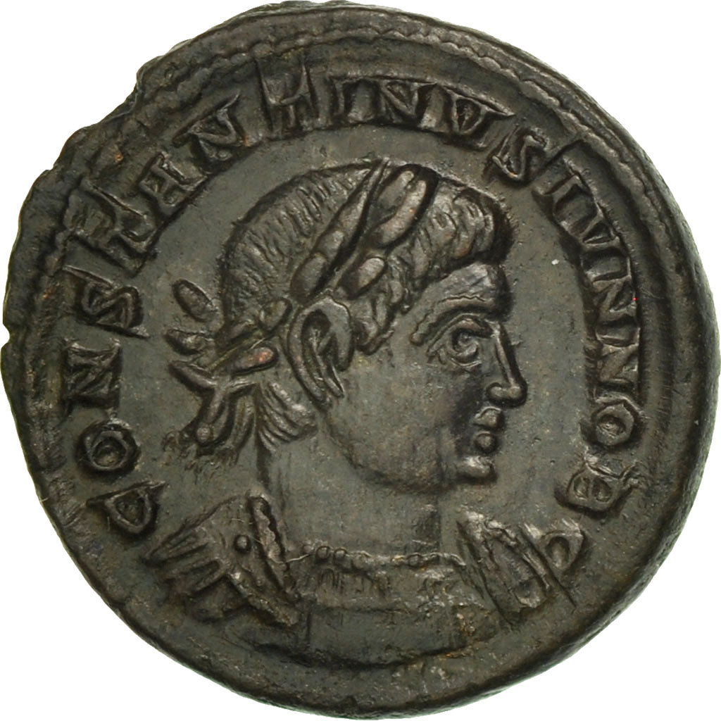 Coin, Constantine II, Follis, Trier, MS(63), Bronze, RIC:539