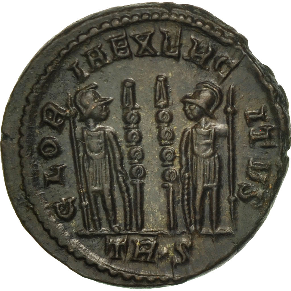 Coin, Constantine II, Follis, Trier, MS(63), Bronze, RIC:539