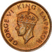 Monnaie, INDIA-BRITISH, George VI, 1/4 Anna, 1940, Bombay, FDC, Bronze, KM:530