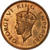 Monnaie, INDIA-BRITISH, George VI, 1/4 Anna, 1940, Bombay, SPL+, Bronze, KM:530